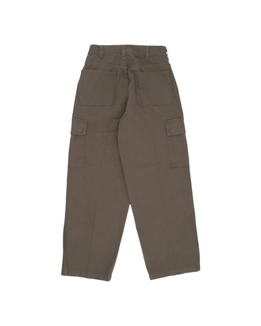 Obey Broeken ,Groen ,Katoen Cargo Broek in het Gray