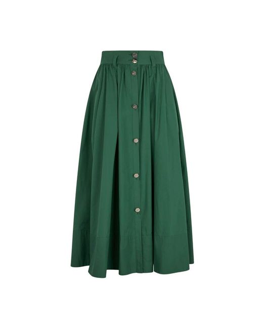Liu Jo Green Midi Skirts