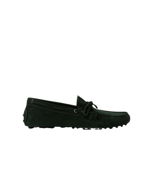 Scarosso Black Sailor Shoes for men