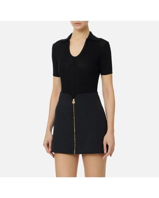 Elisabetta Franchi Black T-Shirts