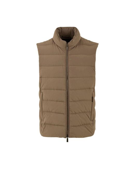 Moorer Brown Vests for men
