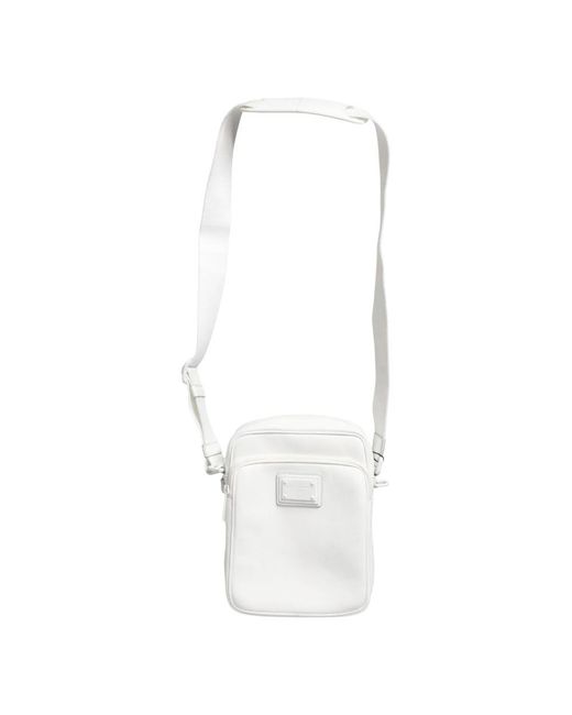Dolce & Gabbana White Cross Body Bags for men