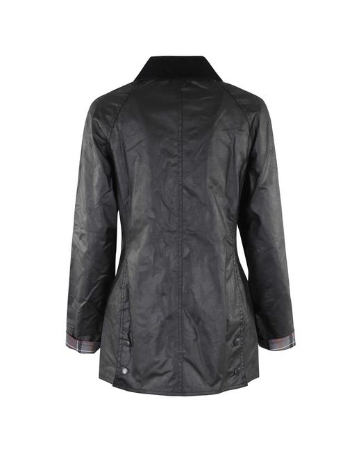 Barbour Beadnell Wax Jacket in het Black
