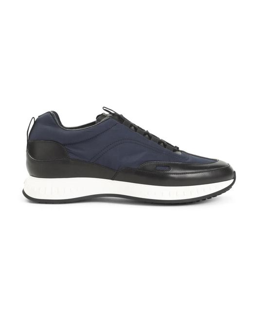 John Lobb Leather Sneakers in Blue für Herren