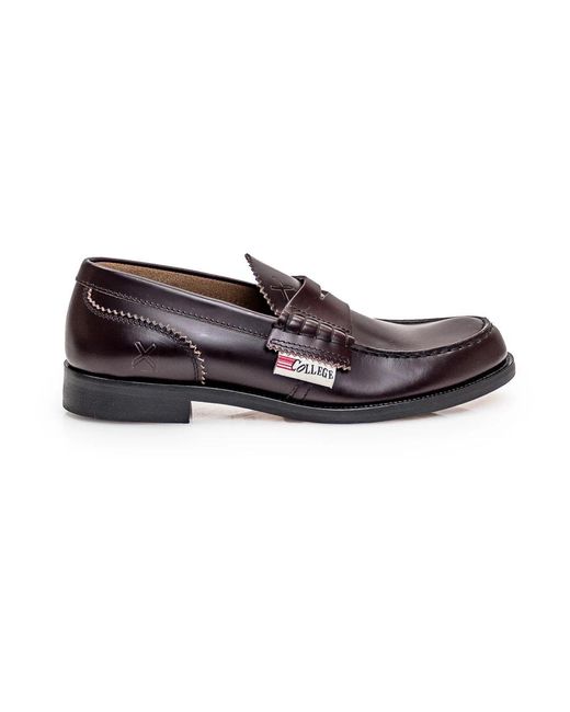 COLLEGE Black Loafers for men