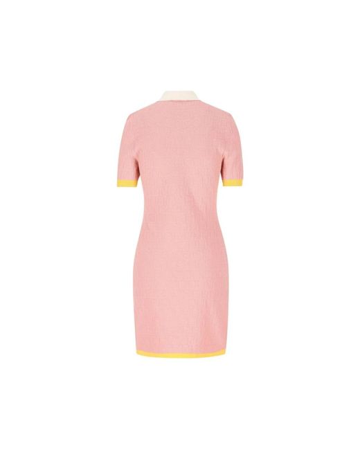 Fendi Pink Shirt Dresses