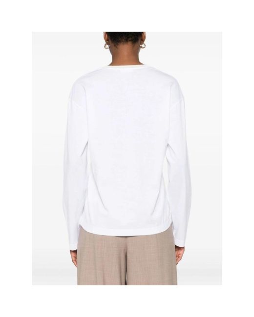 Fabiana Filippi White V-Neck Knitwear