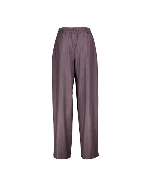 Windsor. Dh718V Wijde Broek in het Purple
