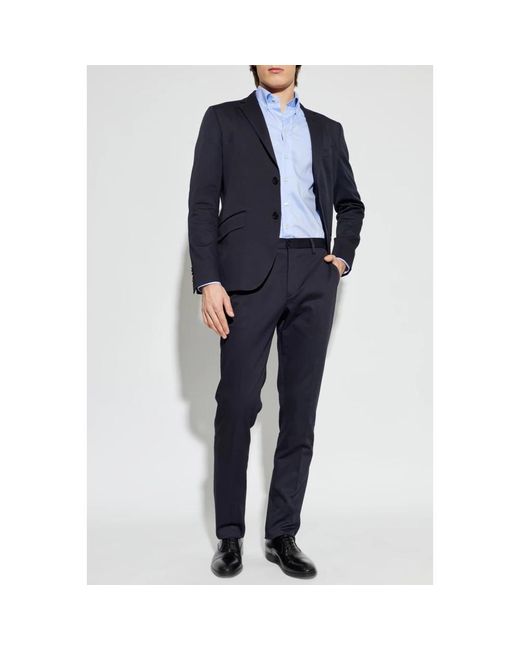 Etro Button-Down Hemd Mit Logo in Blue für Herren