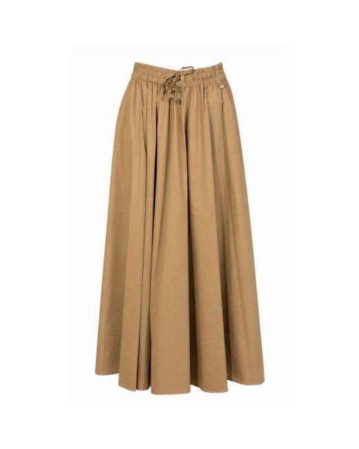 Herno Midi Skirts in het Natural