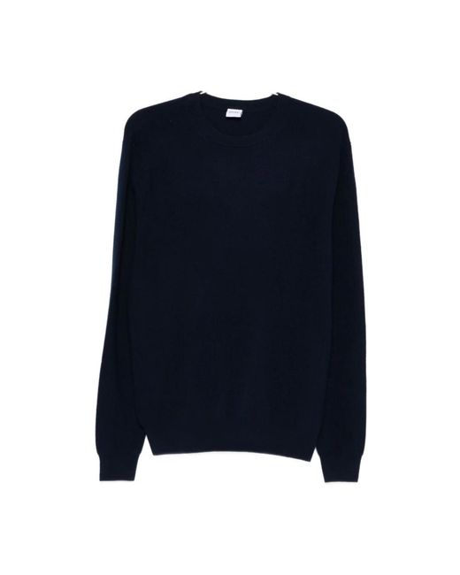 Aspesi Blue Round-Neck Knitwear for men