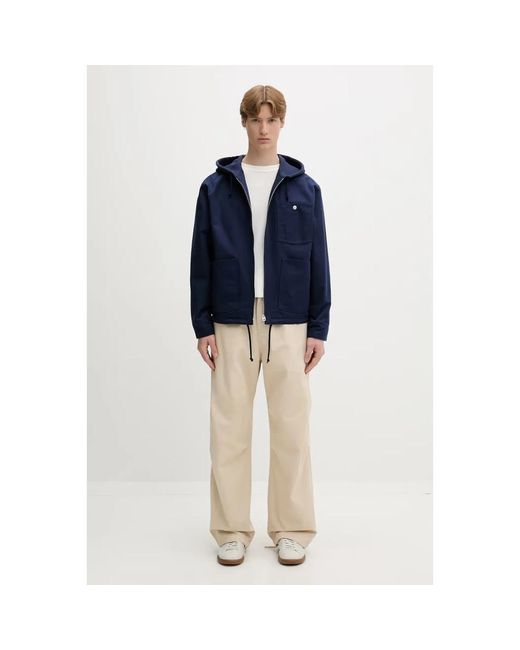 KENZO Signature Utility Jacket in het Blue voor heren