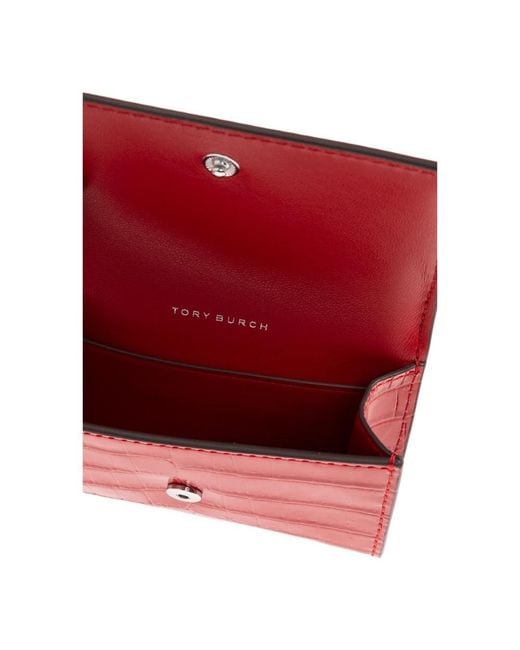 Wallets & Cardholders Tory Burch de color Red