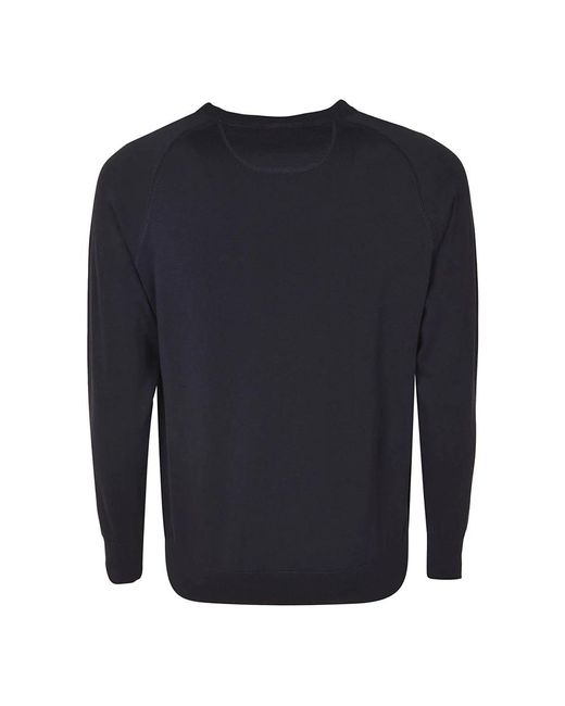 Aspesi Blue Round-Neck Knitwear for men