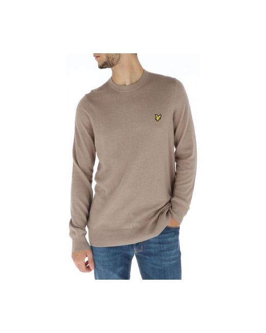 Lyle & Scott R strickpullover herbst/winter in Natural für Herren