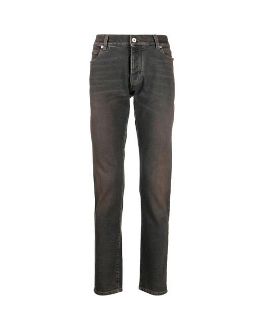 Balmain Gray Slim-Fit Jeans for men