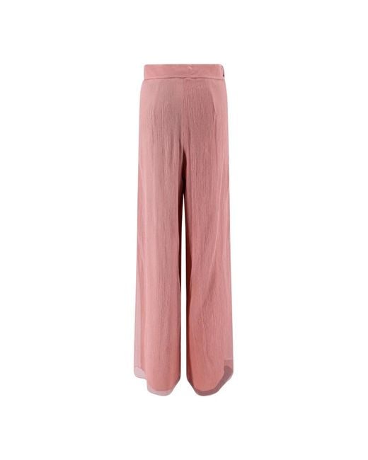 Max Mara Pink Wide Trousers
