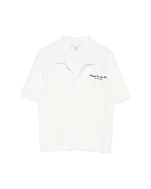 Sporty & Rich White Polo Shirts