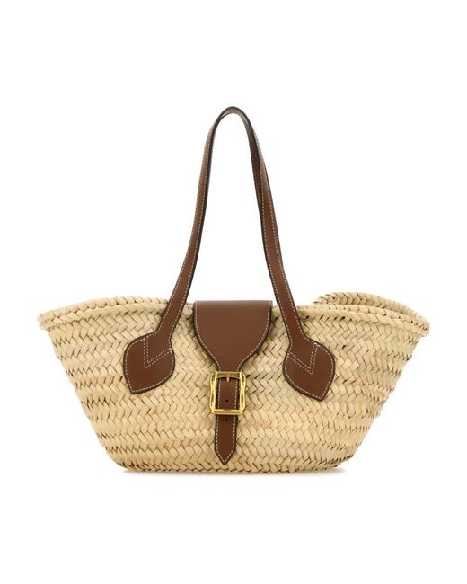 J&m Davidson Natural Stroh-Einkaufstasche