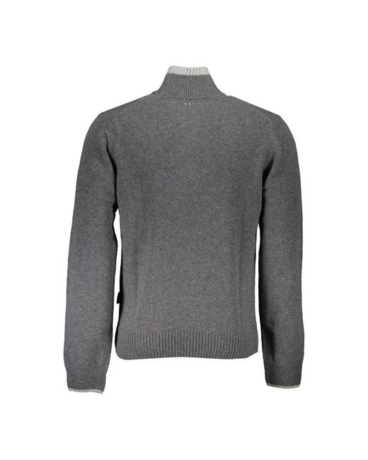 Napapijri Gray Turtlenecks for men