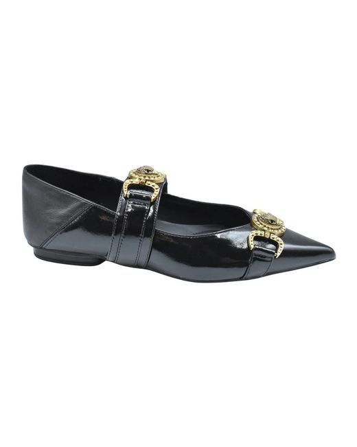 Kurt Geiger Black Ballerina Shoes