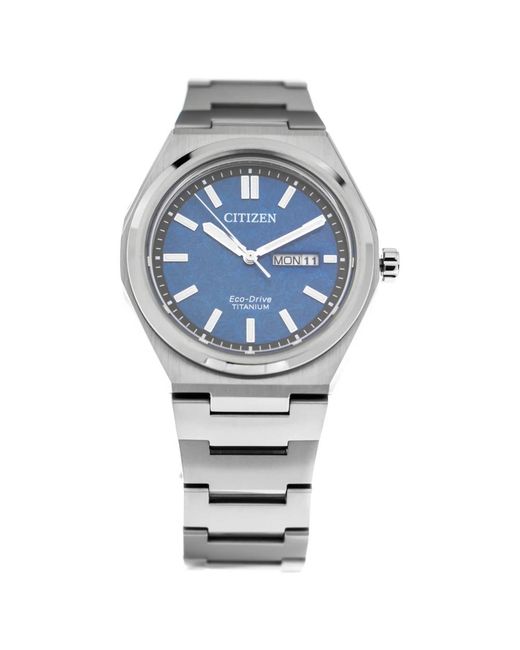 Citizen Zenshin Three-Hand in Metallic für Herren