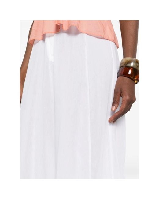 Forte_forte White Wide Trousers
