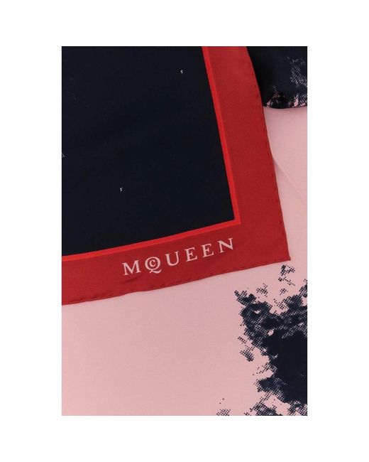 McQueen Multicolor Silk Scarves