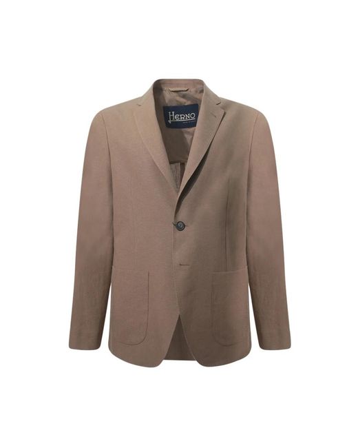 Blazers Herno pour homme en coloris Brown