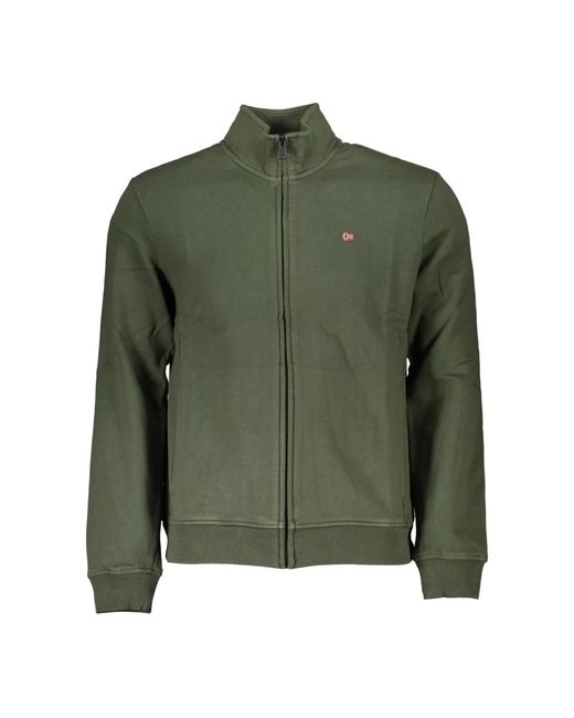 Napapijri Green Zip-Throughs for men