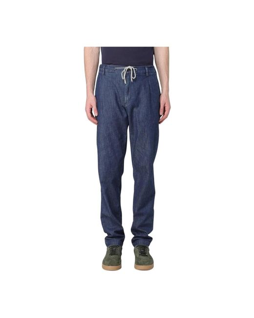Straight Jeans Eleventy de hombre de color Blue