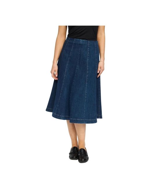 2-Biz Blue Denim Skirts