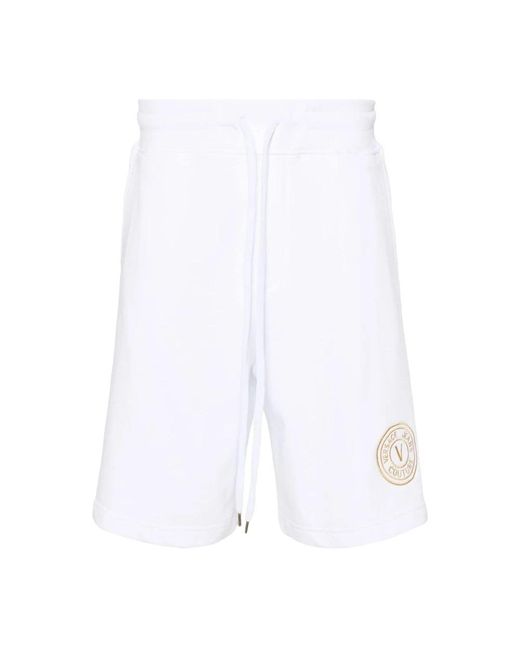 Versace White Casual Shorts for men