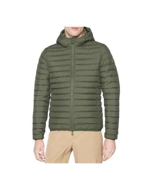 Save The Duck Green Down Jackets for men