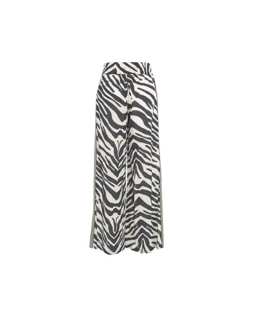 Wide Trousers Kaos de color Multicolor