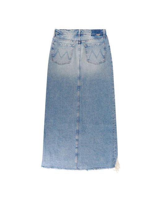 Mother Blue Denim Skirts
