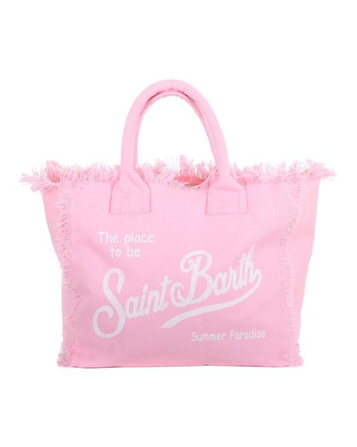 Mc2 Saint Barth Pink Shopping Bags