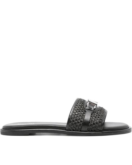 Sliders Michael Kors en coloris Black