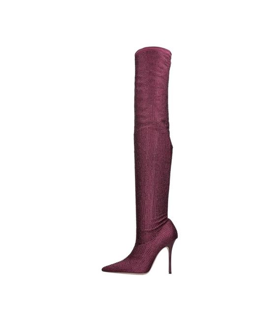 Gedebe Purple Stiefel Bordeaux