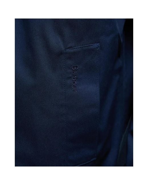 Barbour Blue Rain Jackets for men