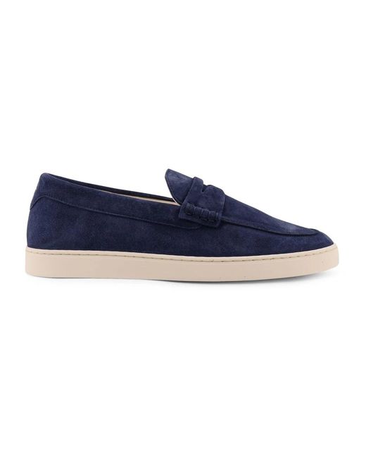 Brunello Cucinelli Blue Loafers for men