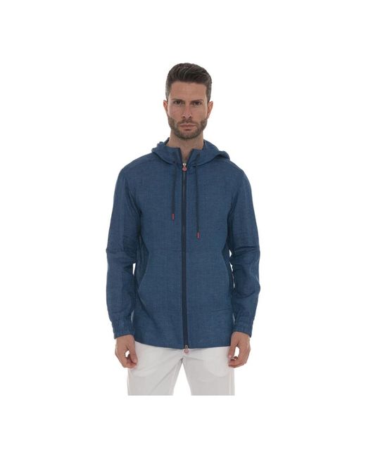 Light Jackets Kiton de hombre de color Blue