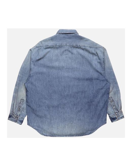 Acne Blue Denim Shirts for men