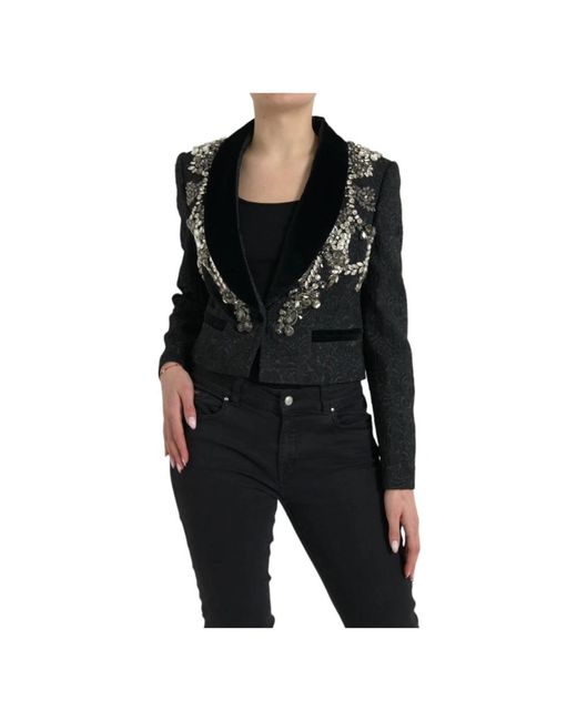 Dolce & Gabbana Black Blazers