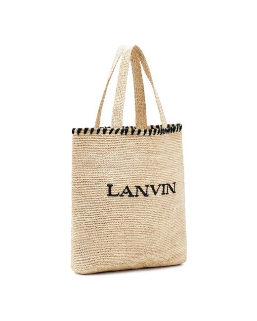 Lanvin Natural Tote Bags