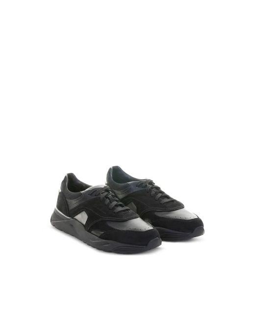 Santoni Black Sneakers for men