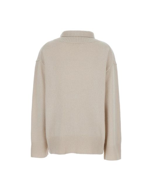 Soft Goat Gray Cashmere Knitwear