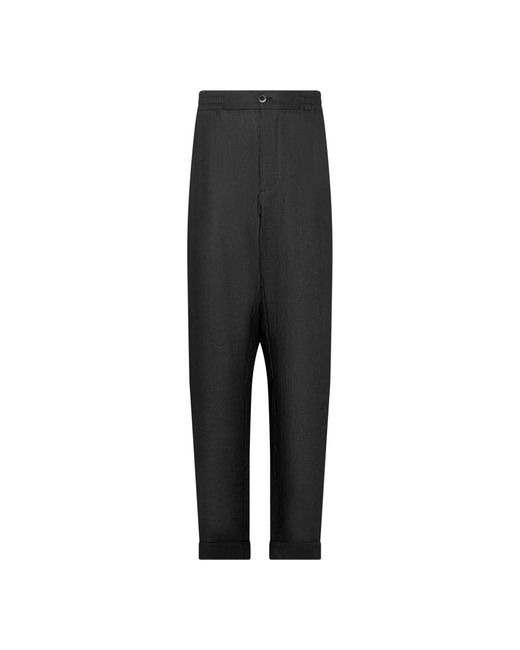 Franzese Collection Black Cropped Trousers for men