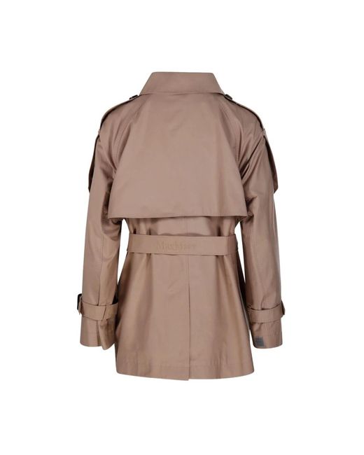 Max Mara Jas Met Overhemdkraag in het Brown