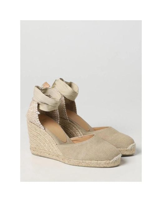 Castaner Metallic Wedges